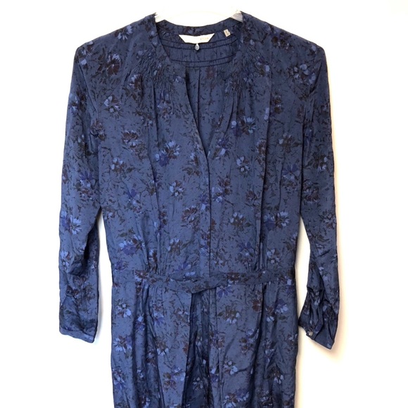 Rebecca Taylor | NWOT Floral Silk Shirt Dress - Picture 2 of 8